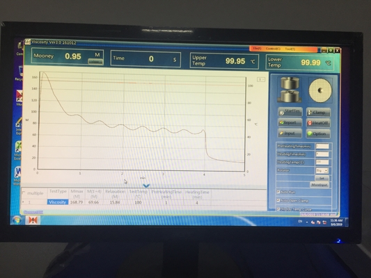 ASTM D 1646 Rubber Mooney Viscometer Test, Digital Mooney Viscosity Measurement Instrument