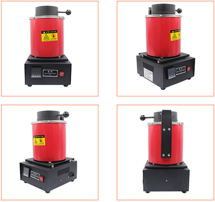 2KG Small CNC Gold Melting Furnace, 220V 1400W Metals Melting Furnace Machine/Instrument/Equipment