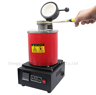 2KG Small CNC Gold Melting Furnace, 220V 1400W Metals Melting Furnace Machine/Instrument/Equipment