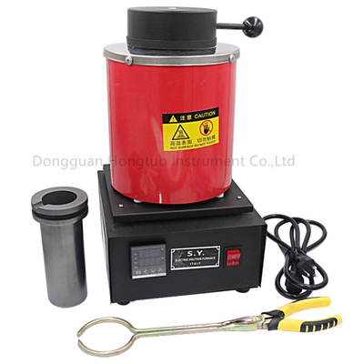 2KG Small CNC Gold Melting Furnace, 220V 1400W Metals Melting Furnace Machine/Instrument/Equipment