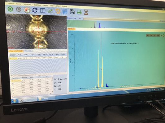 DX-2800M High Precision XRF Precious Metal Analyzer , Easy-operate Metal Purity Testing Machine