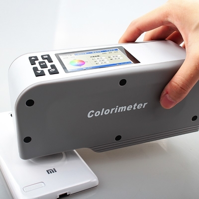 8mm Caliber Portable Digital Colorimeter Price for Plastic Metal Painting Coating Color Difference Comparing DH-WF28