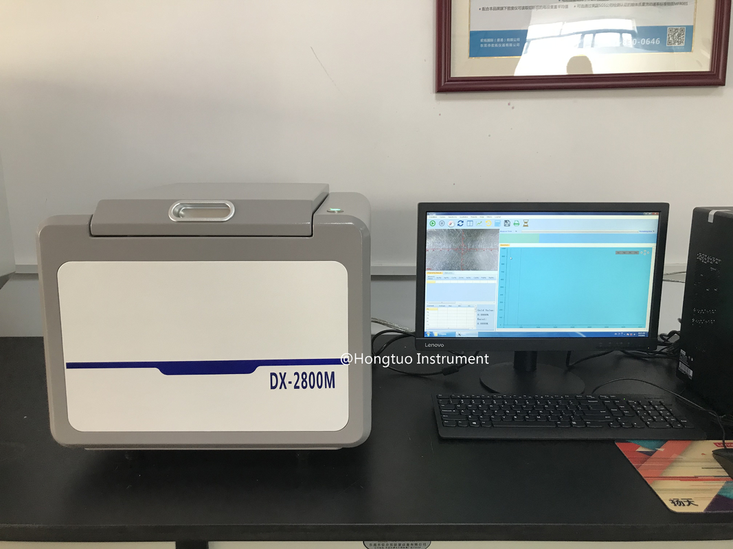 DX-2800M High Precision XRF Precious Metal Analyzer , Easy-operate Metal Purity Testing Machine