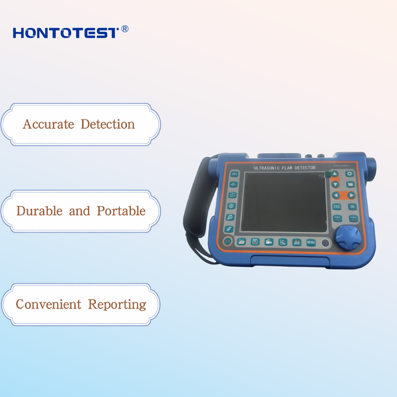 KUT-681 Digital Portable Ultrasonic Flaw Detector, for metal weld crack, inclusion, pore defect inspection & composite thickness testing