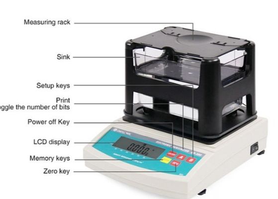 DH-900 Máquina de densidad de sólidos, laboratorio, medidor de densidad, equipo de prueba digital electrónica